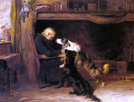 Briton Riviere The Long Sleep - Canvas Print