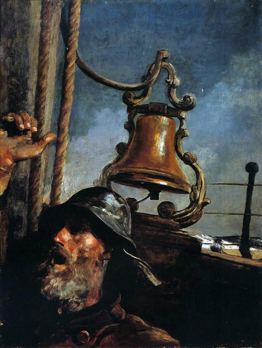 Winslow Homer The Lookout - 'All's Well' - Canvas Print