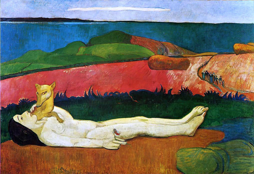 Paul Gauguin The Loss of Virginity (also known as The Awakening of Spring) - Canvas Print