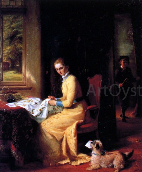 George Bernard ONeill The Love Letter - Canvas Print