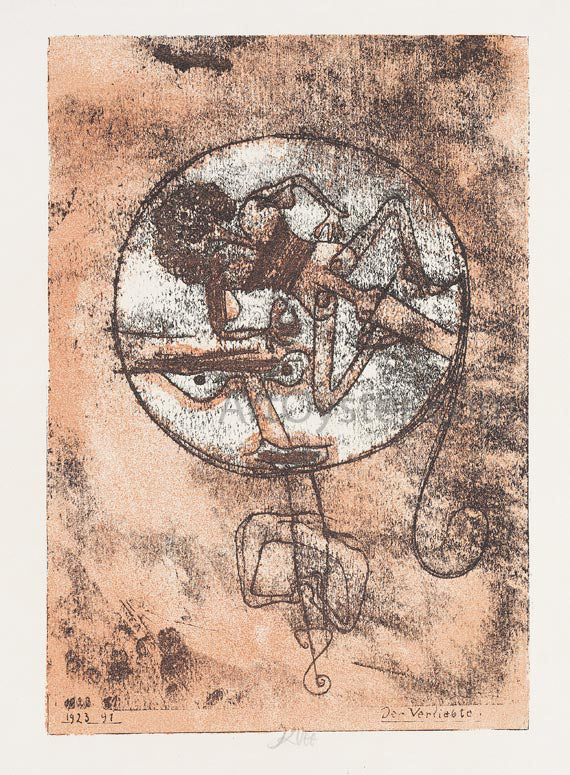 Paul Klee The Lover - Canvas Print