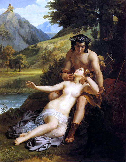 Alexandre Charles Guillemot The Loves of Acis and Galatea - Canvas Print