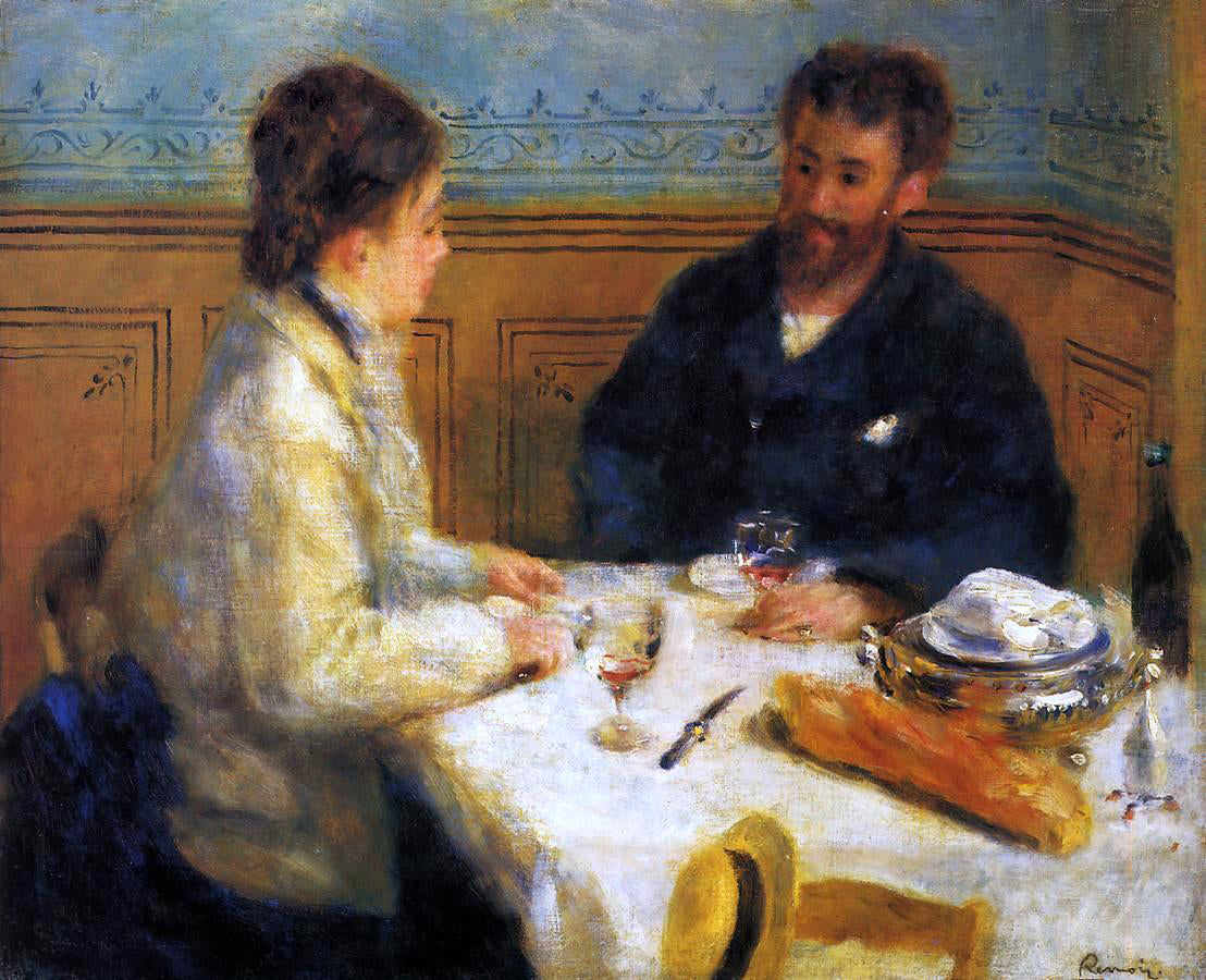 Pierre Auguste Renoir The Luncheon - Canvas Print