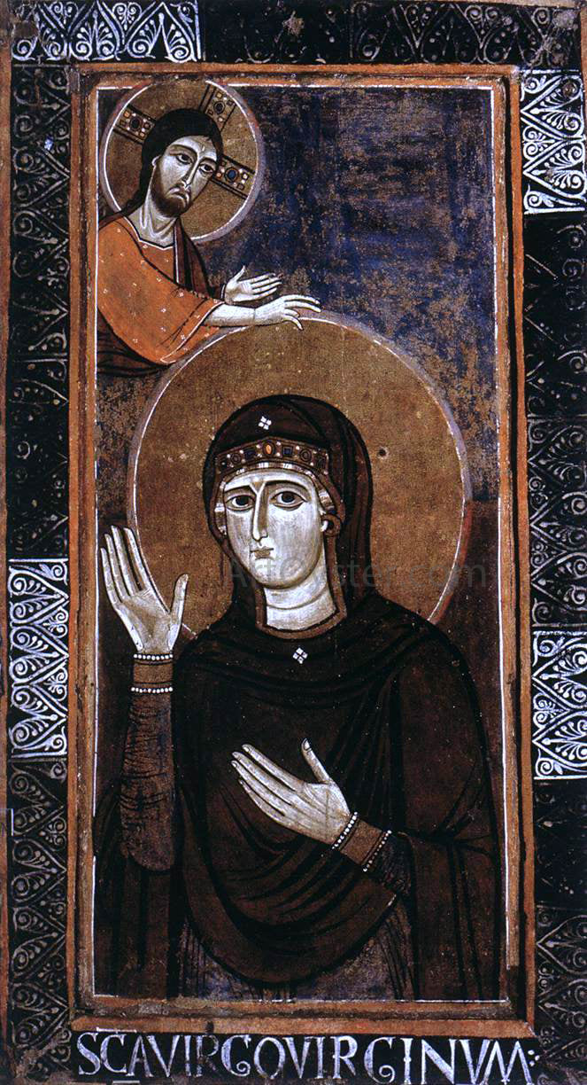 Unknown (4) Masters The Madonna as Advocate (Haghiosoritissa) - Canvas Print