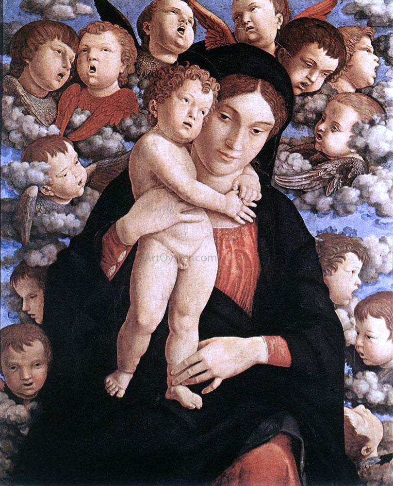Andrea Mantegna The Madonna of the Cherubim - Canvas Print
