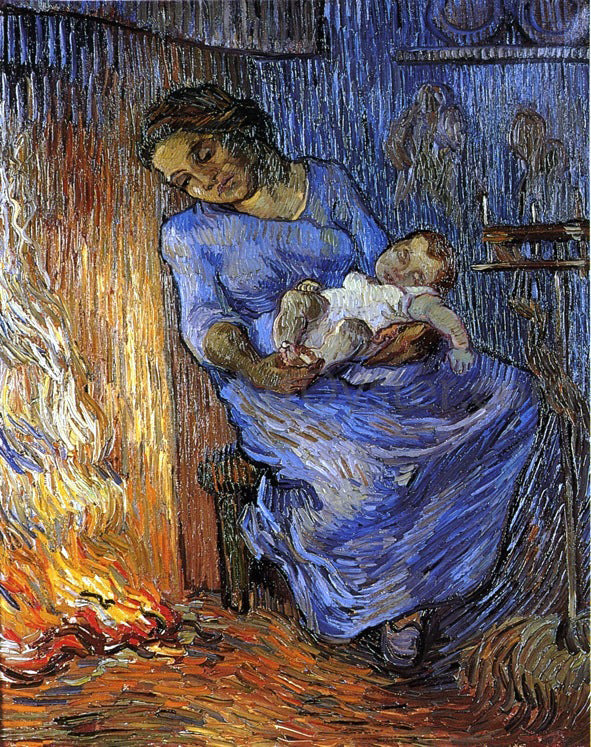 Vincent Van Gogh The Man is at Sea (after Demont-Breton) - Canvas Print