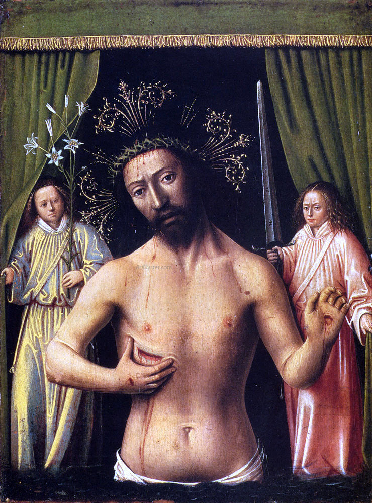 Petrus Christus The Man of Sorrows - Canvas Print