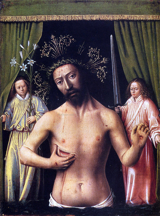 Petrus Christus The Man of Sorrows - Canvas Print