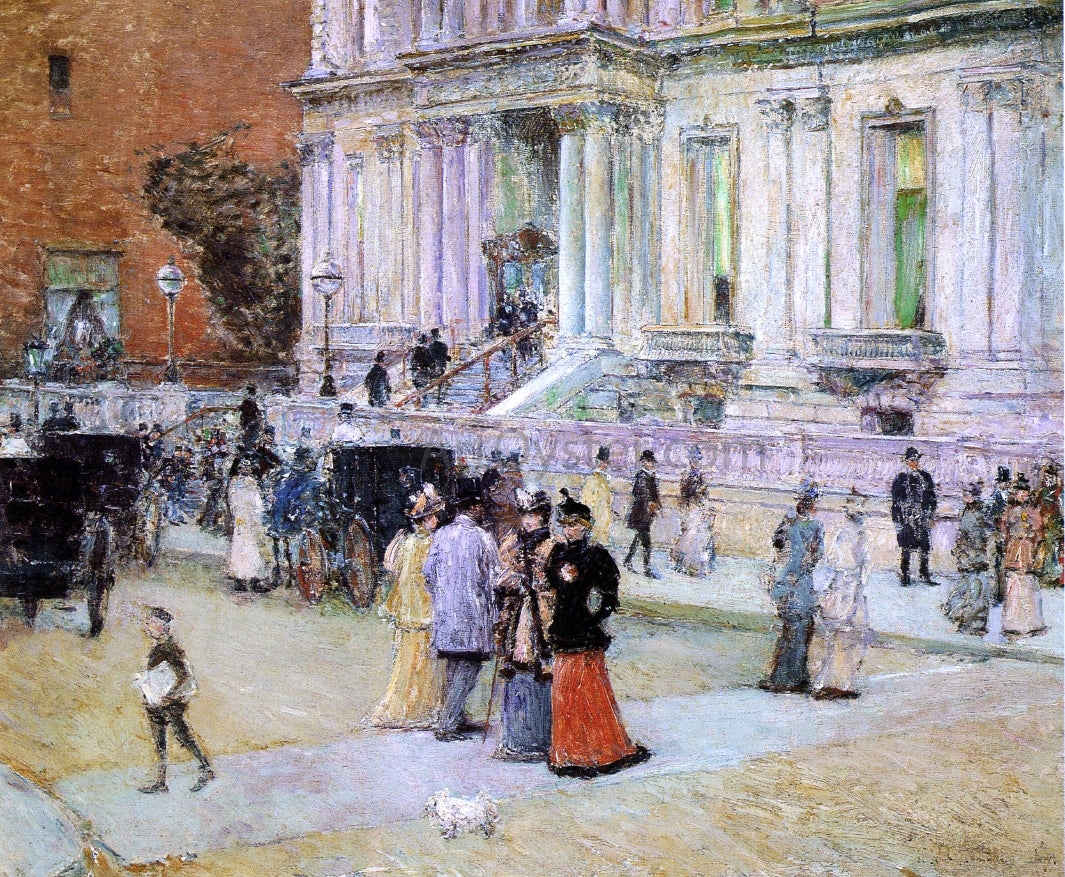 Frederick Childe Hassam The Manhattan Club - Canvas Print