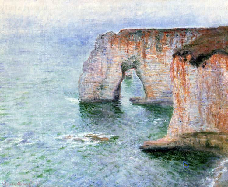 Claude Oscar Monet The Manneport Seen from the East - Canvas Print