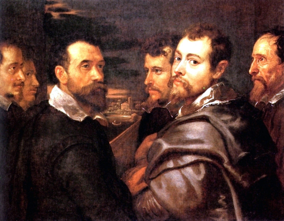 Peter Paul Rubens The Mantuan Circle Of Friends - Canvas Print