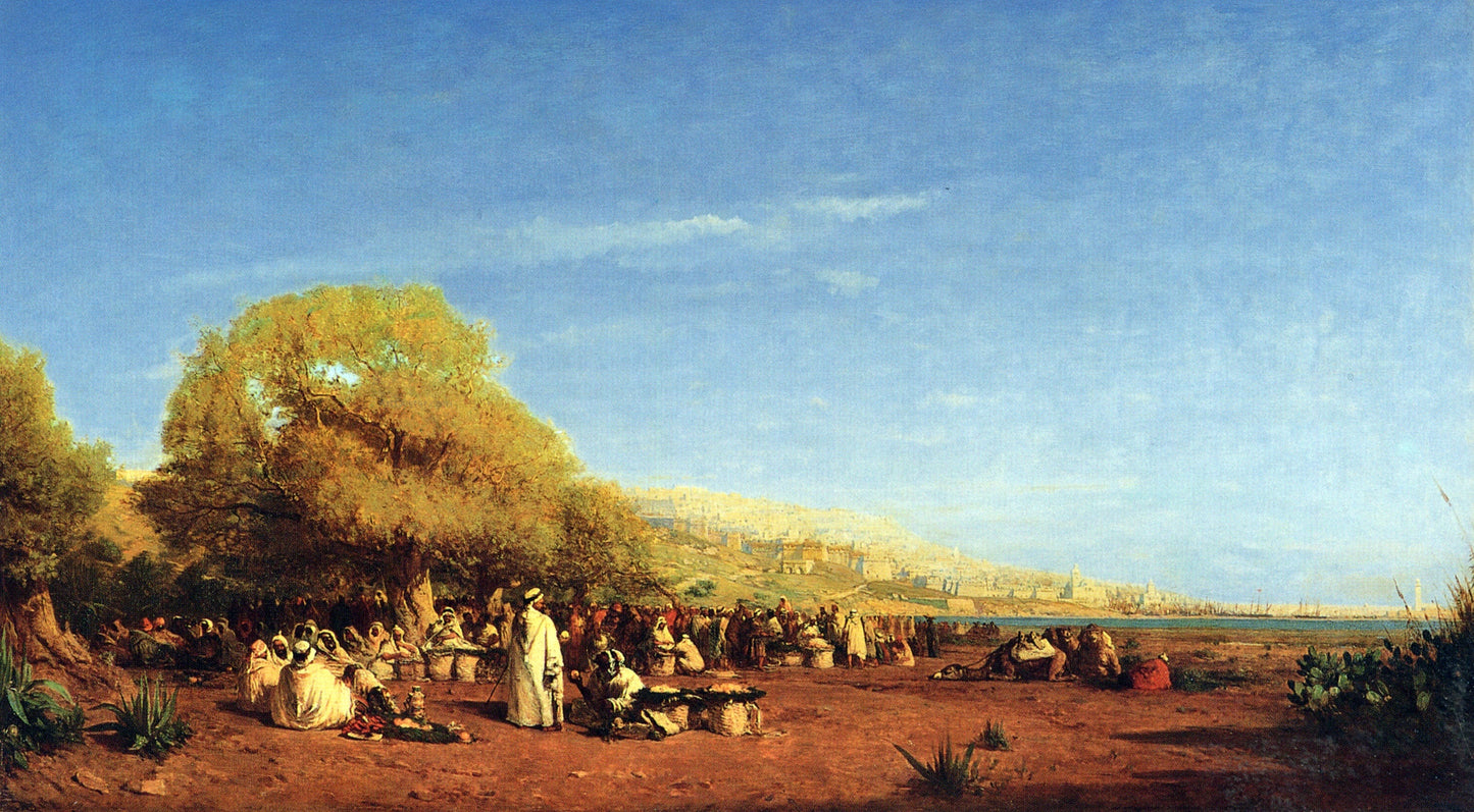 Felix Ziem The Market - Canvas Print