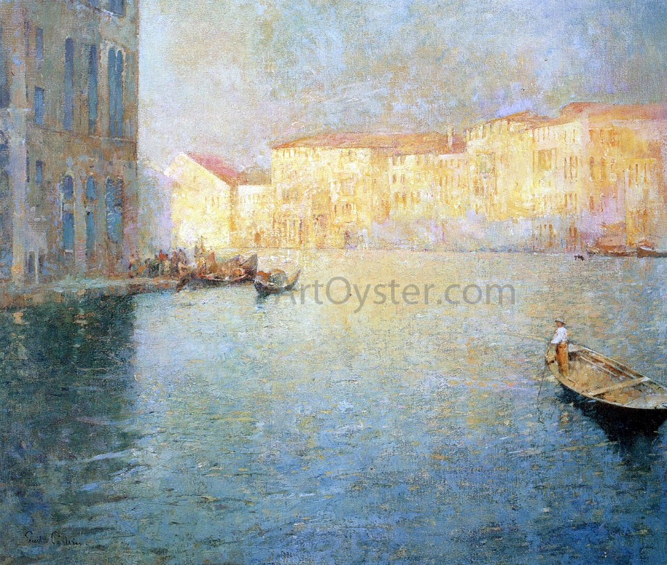 Emil Carlsen The Market, Venice - Canvas Print