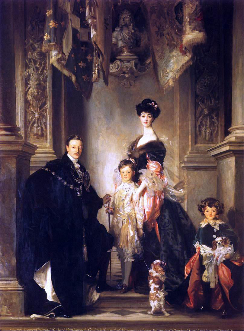 John Singer Sargent The Marlborough Family - Canvas Print