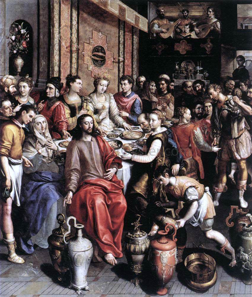 Marten De Vos The Marriage at Cana - Canvas Print