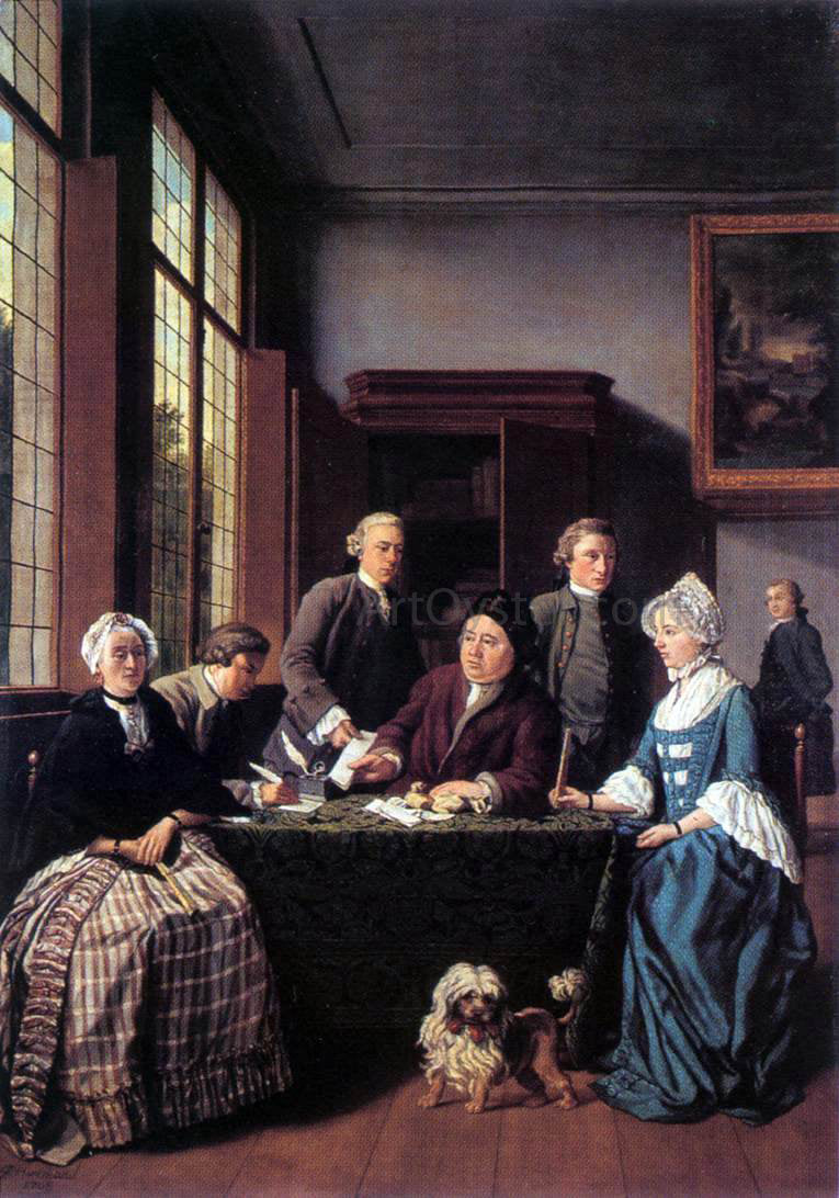 II Jan Horemans The Marriage Contract - Canvas Print