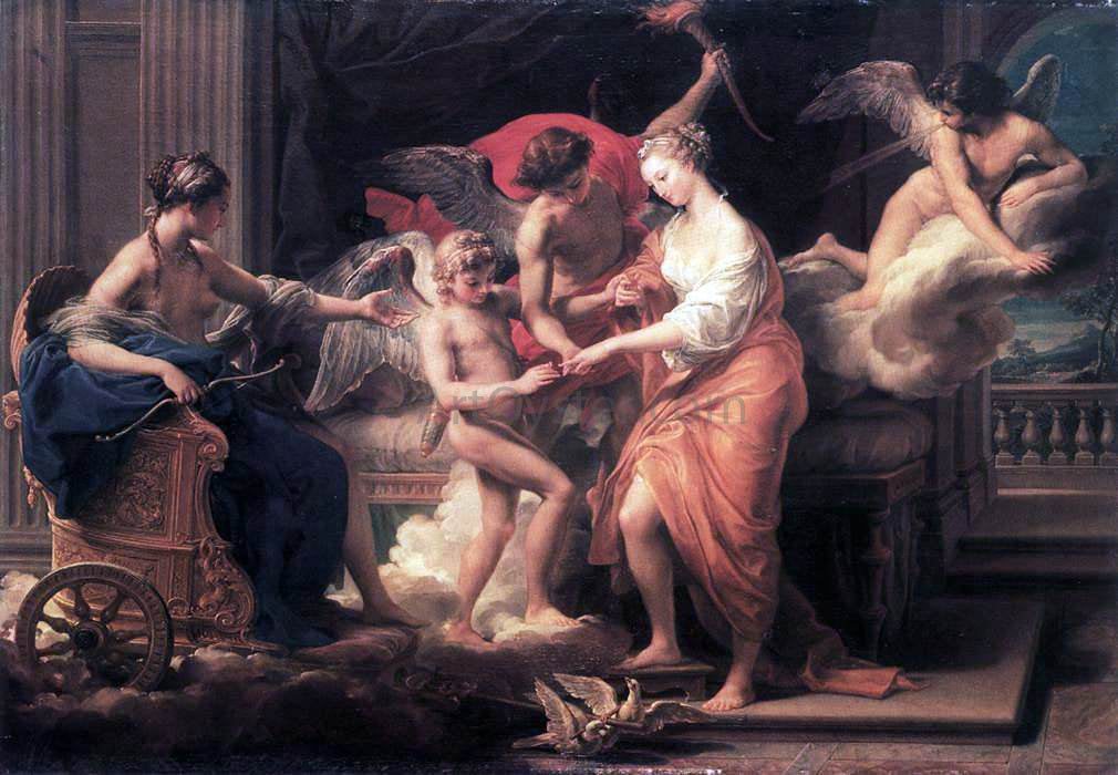Pompeo Girolamo Batoni The Marriage of Cupid and Psyche - Canvas Print