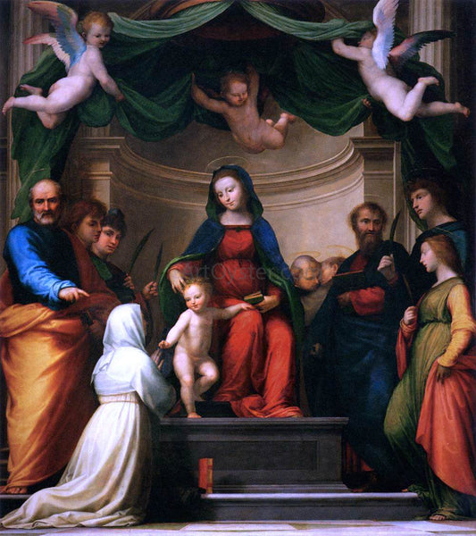 Fra Bartolomeo The Marriage of St Catherine of Siena - Canvas Print