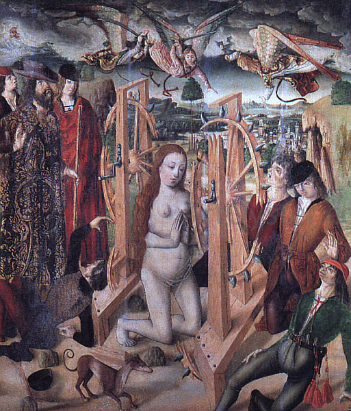Fernando Gallego The Martyrdom of Saint Catherine - Canvas Print