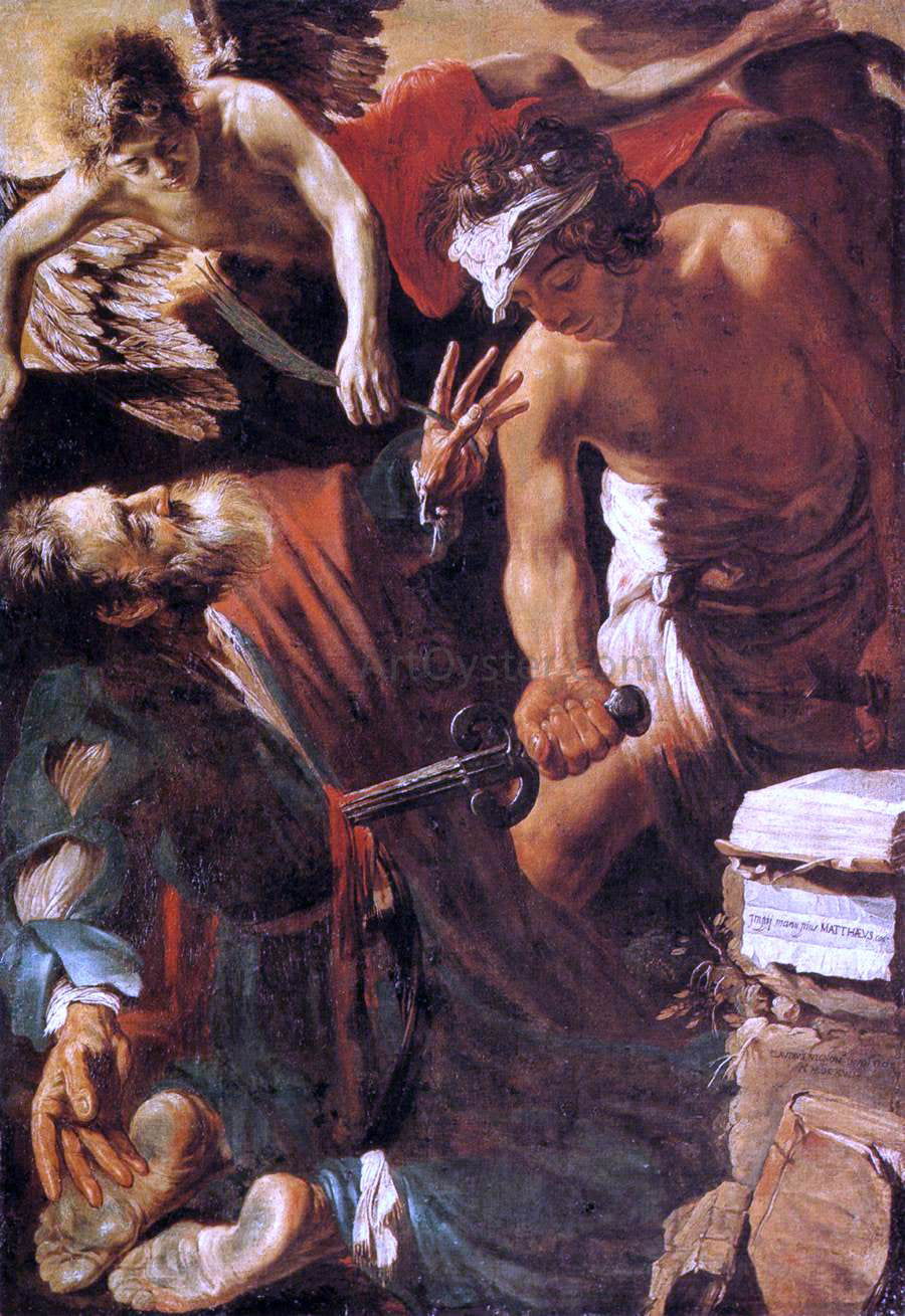 Claude Vignon The Martyrdom of St Matthew - Canvas Print