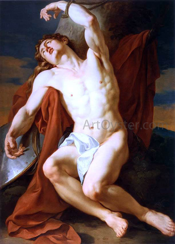 Francois-Guillaume Menageot The Martyrdom of St Sebastian - Canvas Print