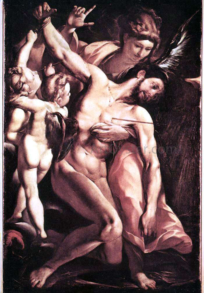 Giulio Cesare Procaccini The Martyrdom of St Sebastian - Canvas Print