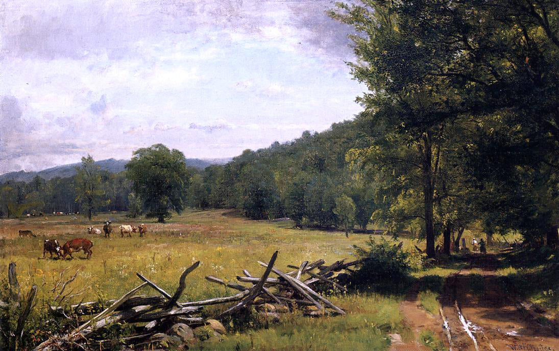 Thomas Worthington Whittredge The Meadow - Canvas Print