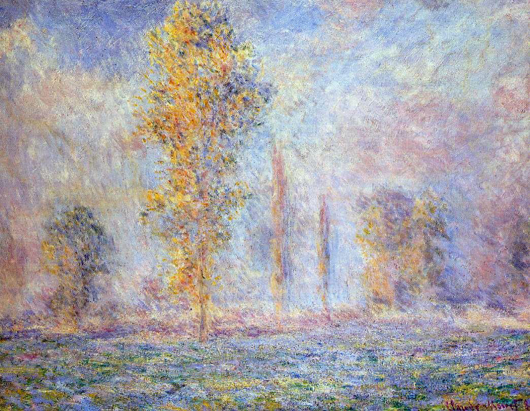 Claude Oscar Monet The Meadow at Giverny - Canvas Print
