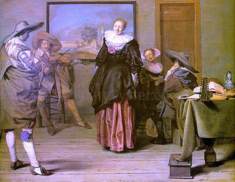 Pieter Codde The Meagre Company - Canvas Print