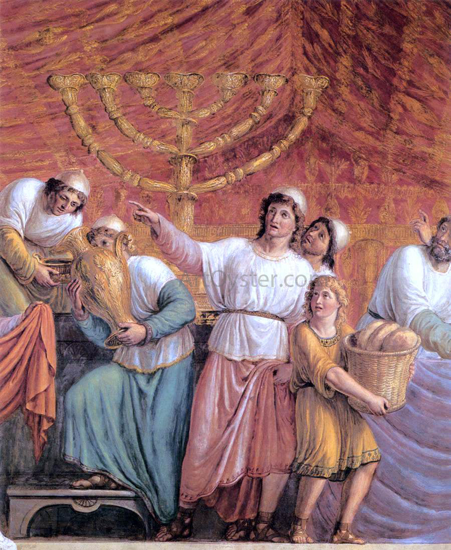 Luigi Ademollo The Menorah - Canvas Print