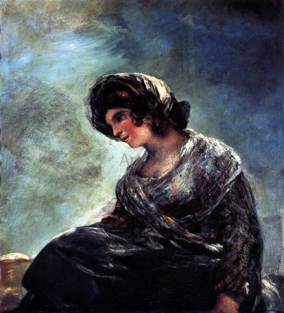 Francisco Jose de Goya Y Lucientes The Milkmaid of Bordeaux - Canvas Print