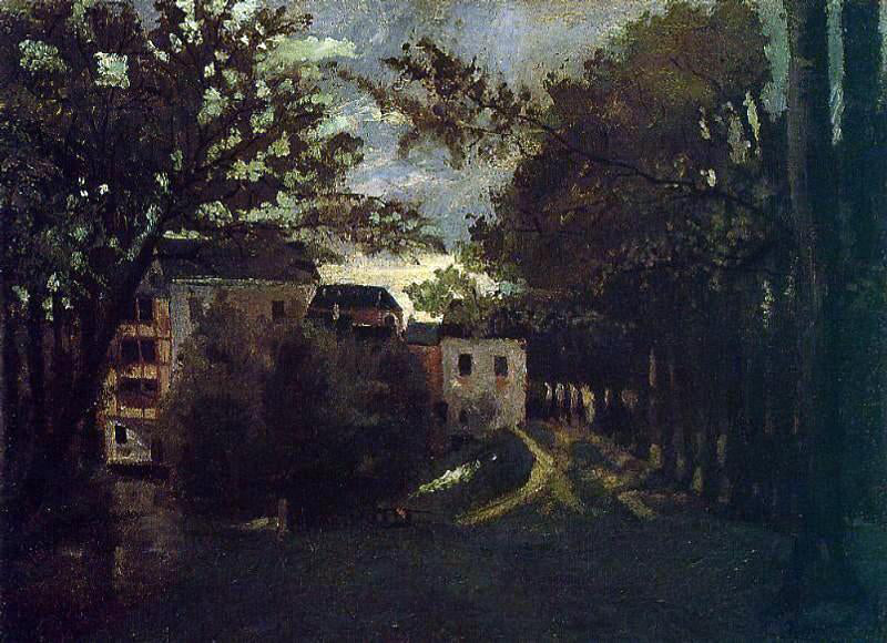 Camille Pissarro The Mill at La Roche Goyon - Canvas Print