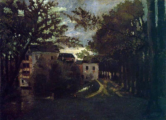 Camille Pissarro The Mill at La Roche Goyon - Canvas Print