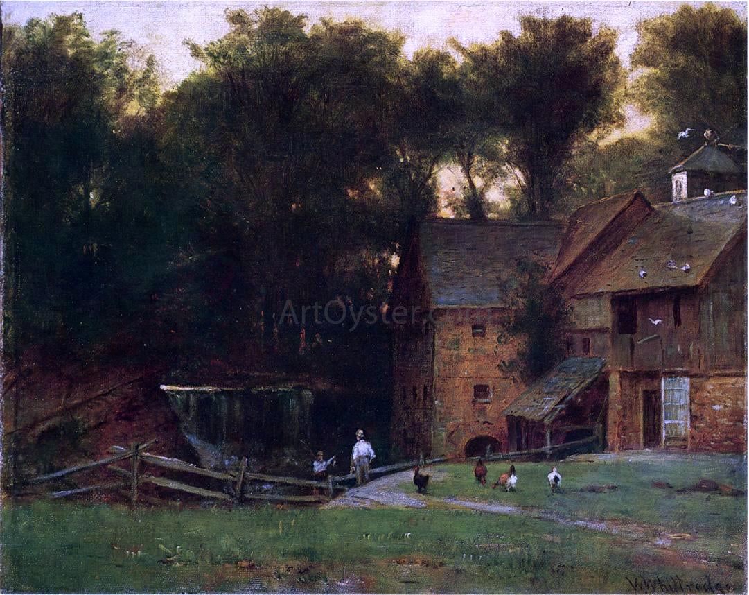 Thomas Worthington Whittredge The Mill, Simsbury, Conn. - Canvas Print