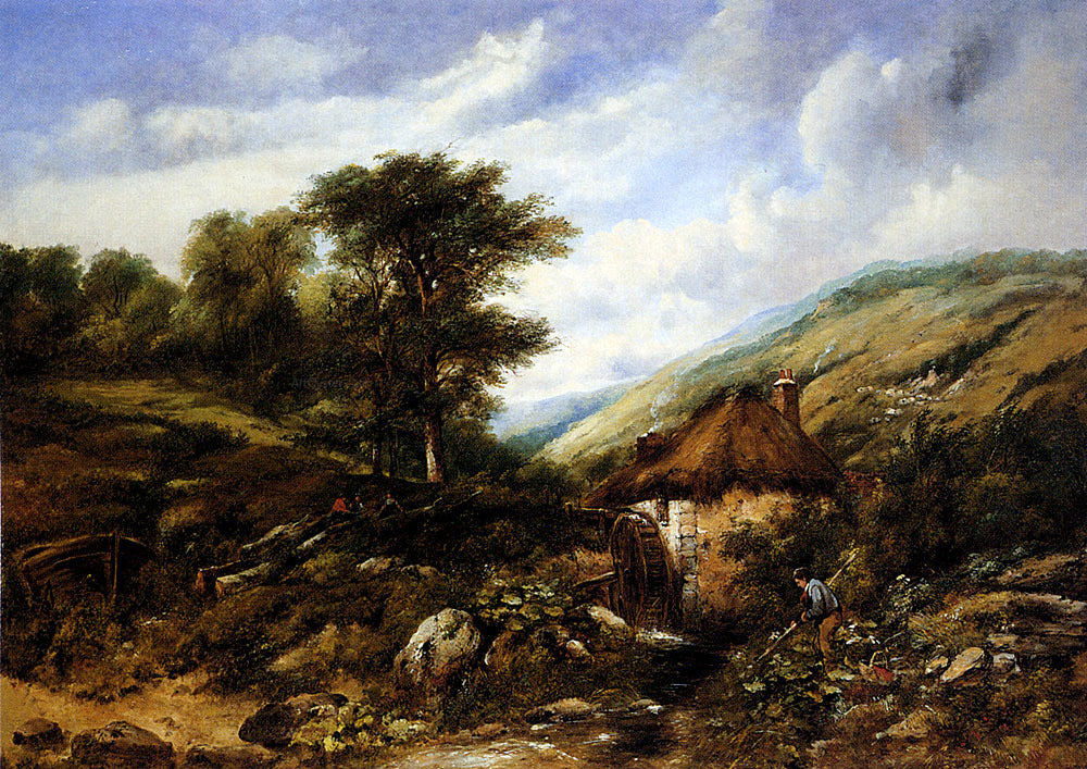 Frederick William Watts The Mill Stream - Canvas Print