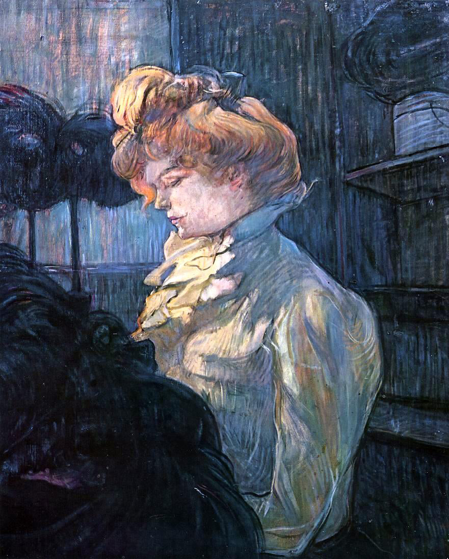 Henri De Toulouse-Lautrec The Milliner - Canvas Print