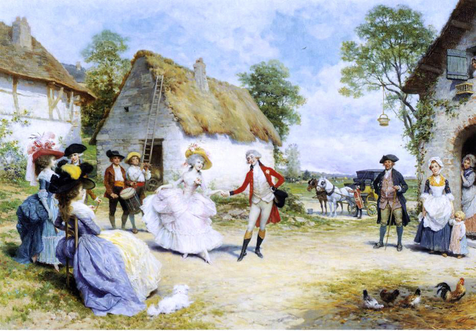 Lucius Rossi The Minueet - Canvas Print