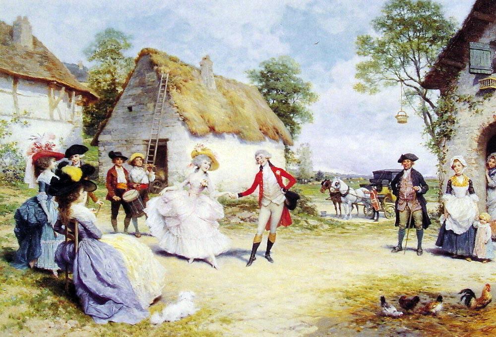 Lucius Rossi The Minuet - Canvas Print