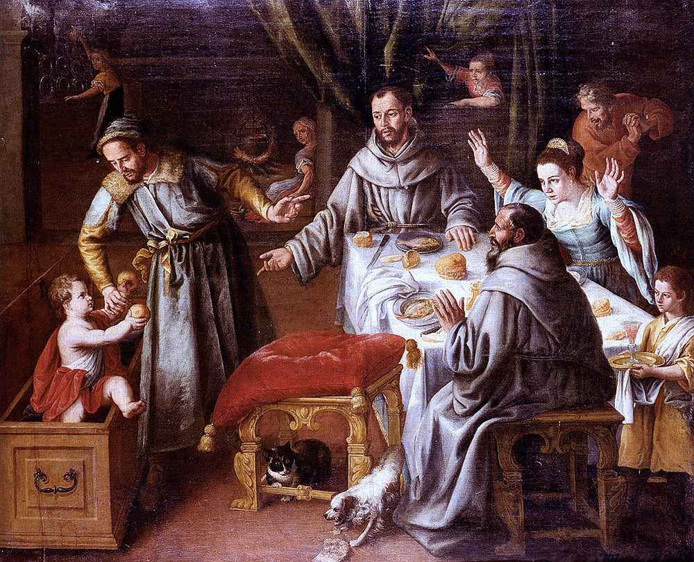 Juan Sanchez Cotan The Miracle Of Saint Francis - Canvas Print