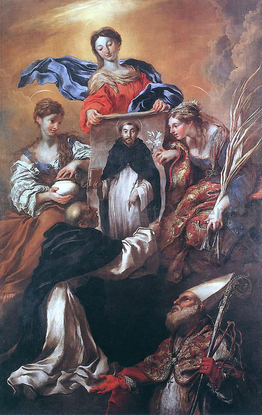 Giovanni Benedetto Castiglione The Miracle of Soriano - Canvas Print