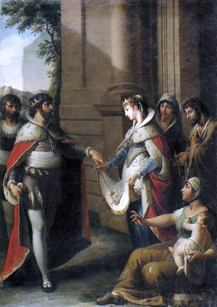 Zacarias Gonzalez Velazquez The Miracle of St Casilda - Canvas Print