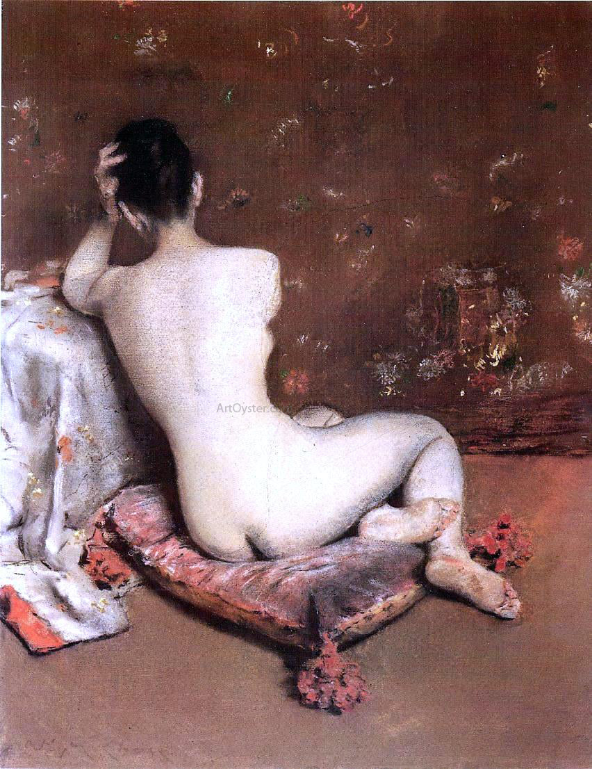 William Merritt Chase The Model - Canvas Print