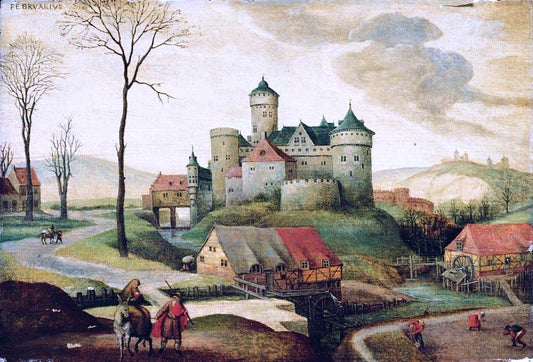 Abel Grimmer The Month of February - Canvas Print