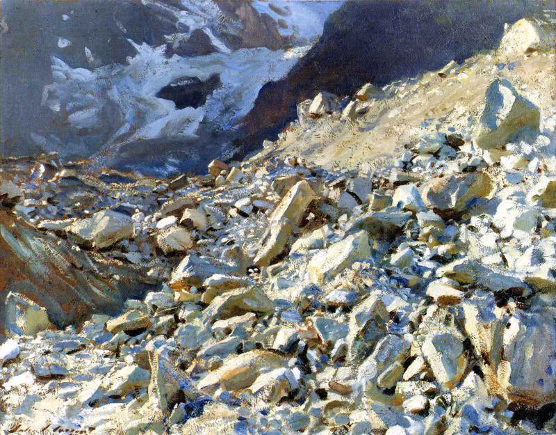 John Singer Sargent The Moraine - Canvas Print
