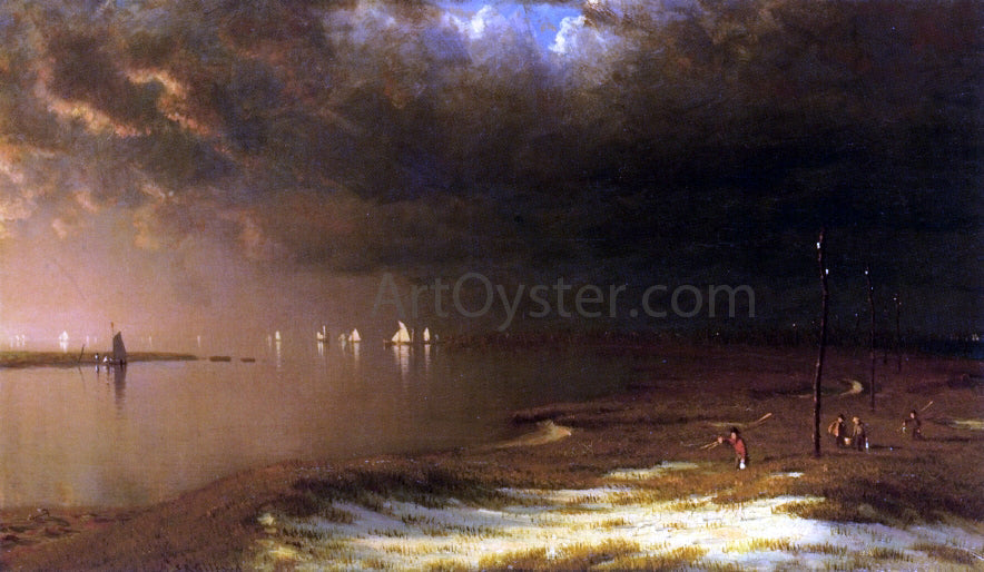 Sanford Robinson Gifford The Mouth of the Shrewsbury River - Canvas Print