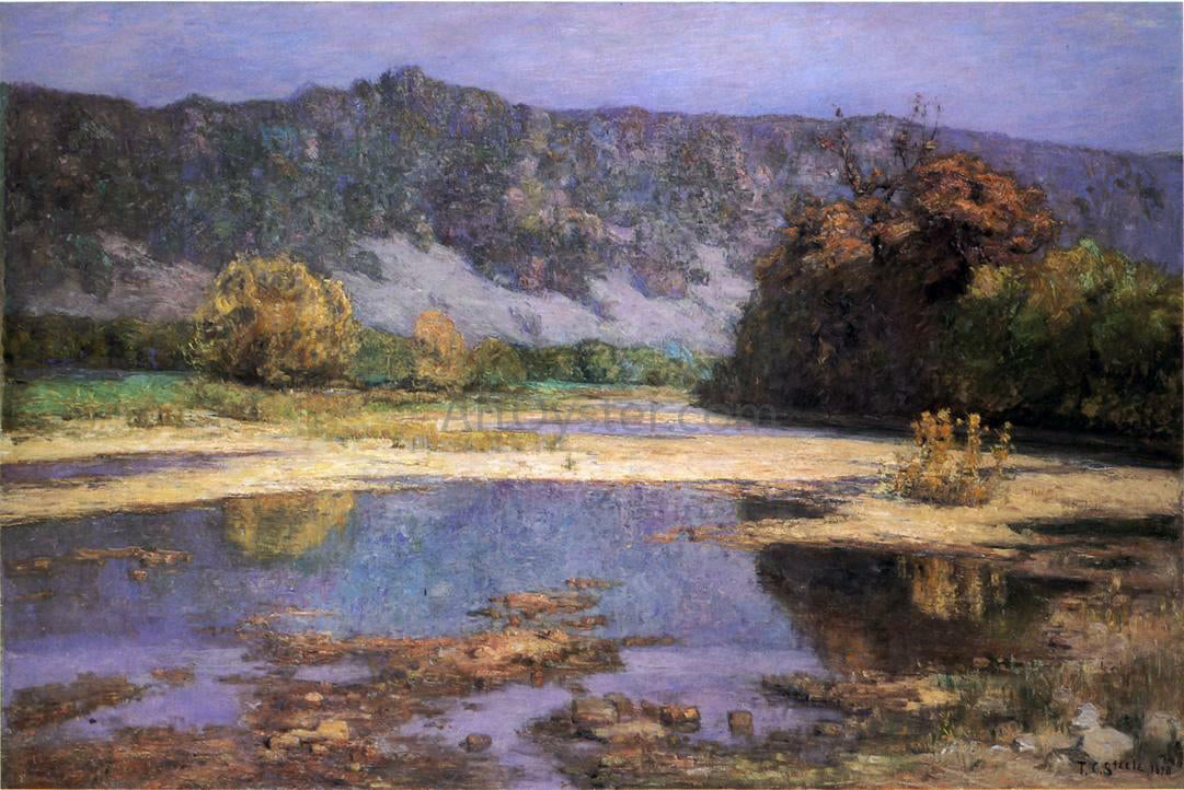 Theodore Clement Steele The Muscatatuck - Canvas Print