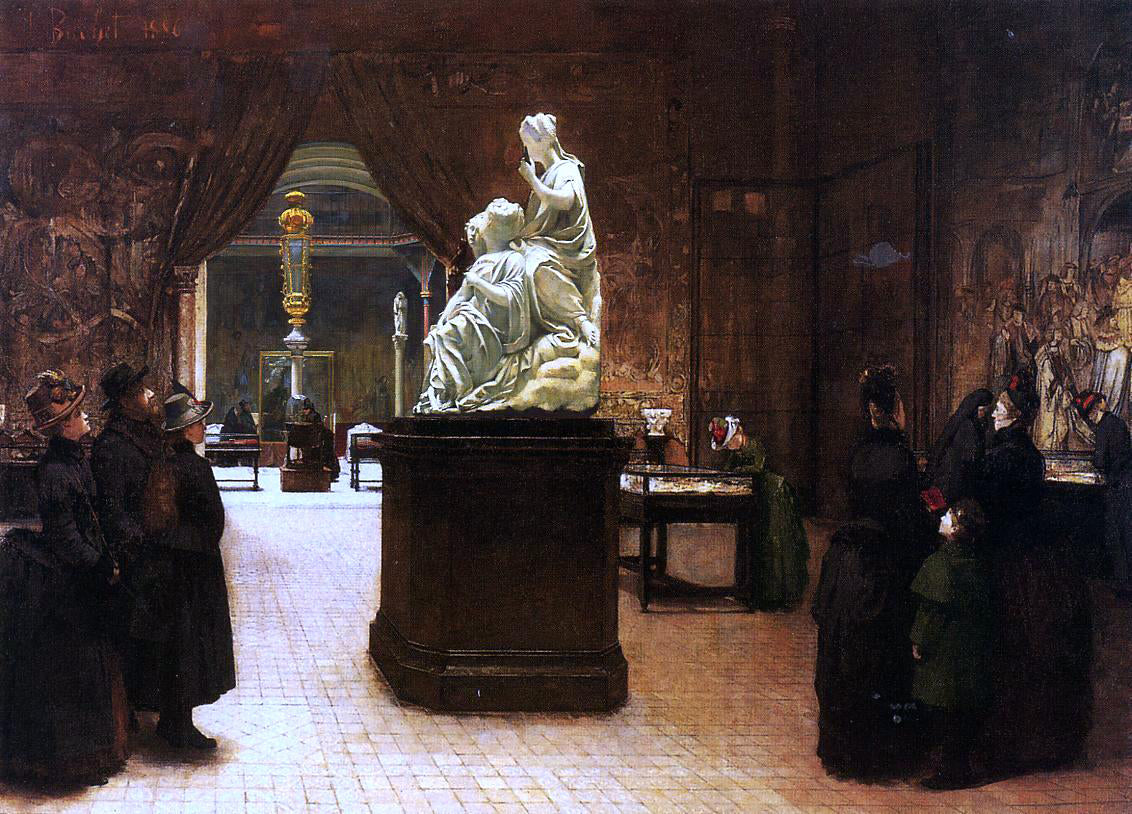 Julie J Buchet The Museum Visit - Canvas Print