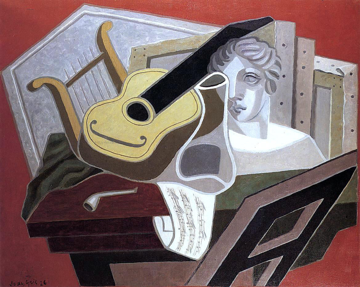 Juan Gris The Musician's Table - Canvas Print