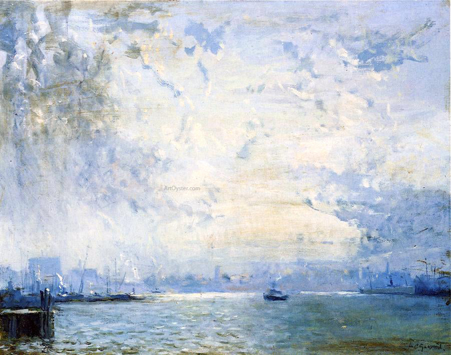 Arthur Clifton Goodwin The Mystic River Docks - Canvas Print
