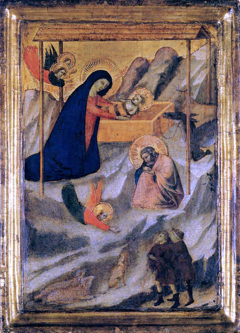 Bernardo Daddi The Nativity - Canvas Print